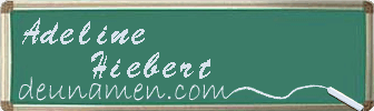 Adeline Hiebert Visitenkarte